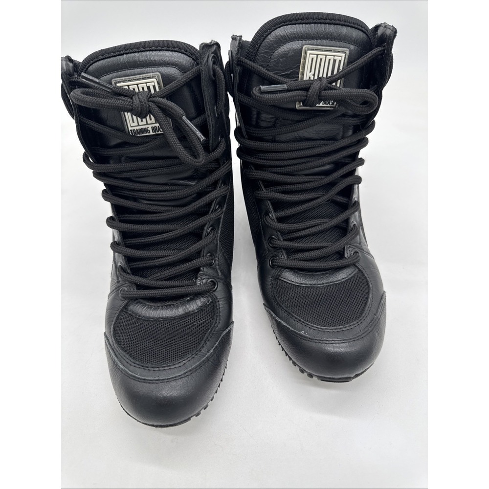 Divas Boot Training Brasil‎ Womens Size 5 Black High Top Gym Weight Boxing